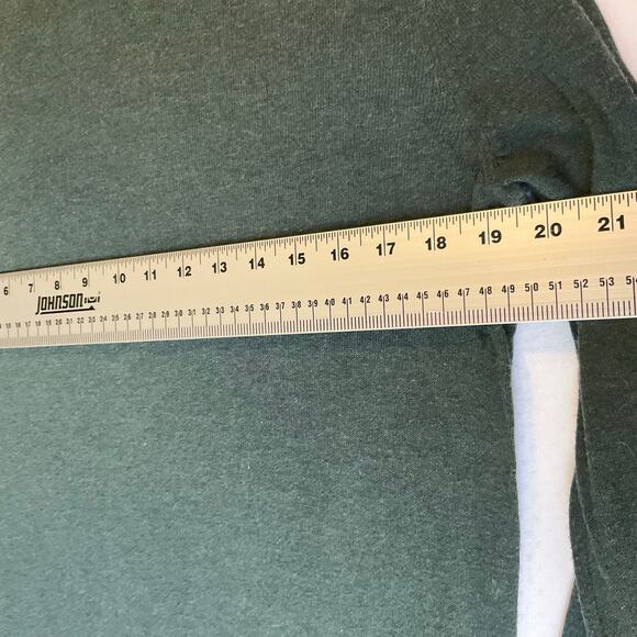 Croft & Barrow Women Knit Sweater size S Green Long Sleeve Soft V-neck - Picture 3 of 8